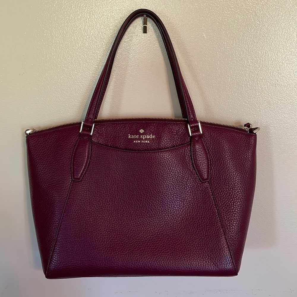 Kate Spade burgundy colored purse